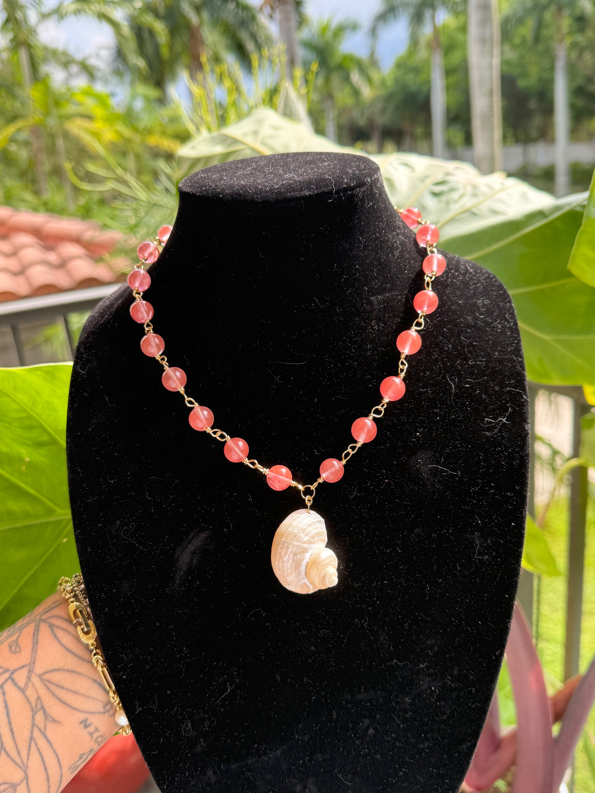 Coral Cove Necklace & Earrings Set