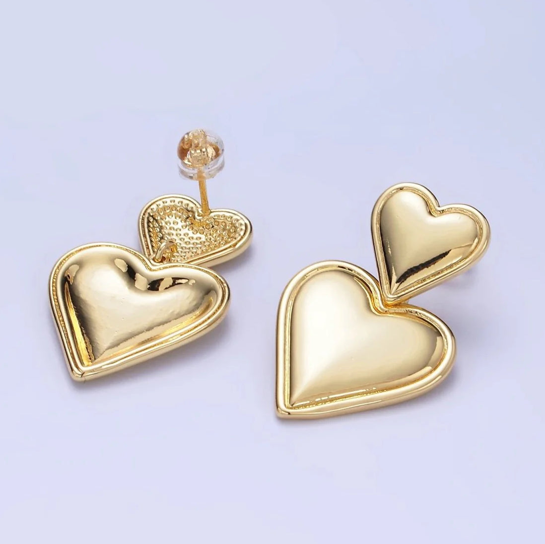The Sacred Heart Duo Studs