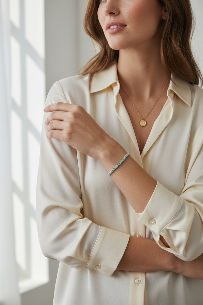 The Blessed Opal Tennis Bracelet