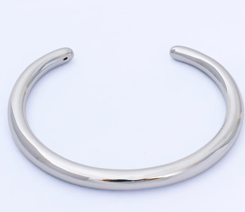 Silver Devotion Arc Bracelet